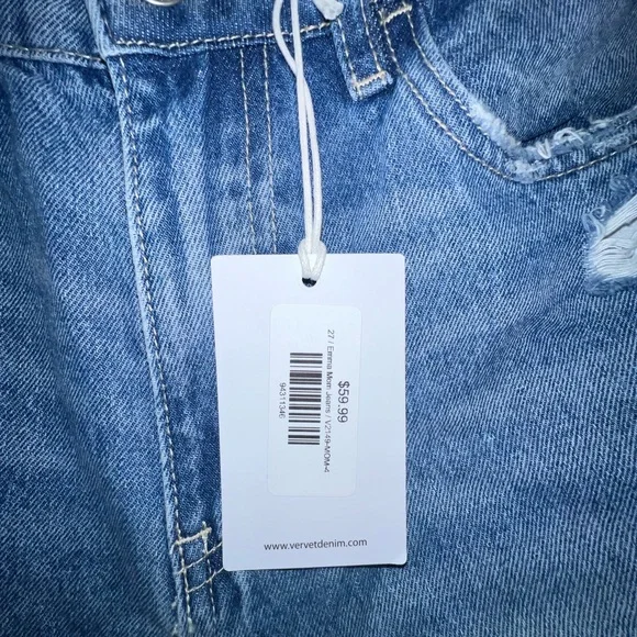 Brand New with tags Verve 12th Tribe Emma Mom Jeans size 27 - Picture 7 of 7